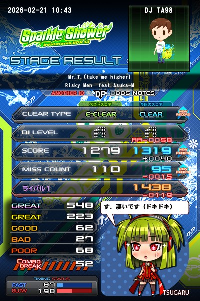 tuskさんのe-amusementアプリ投稿詳細 2026年02月21日22時08分投稿