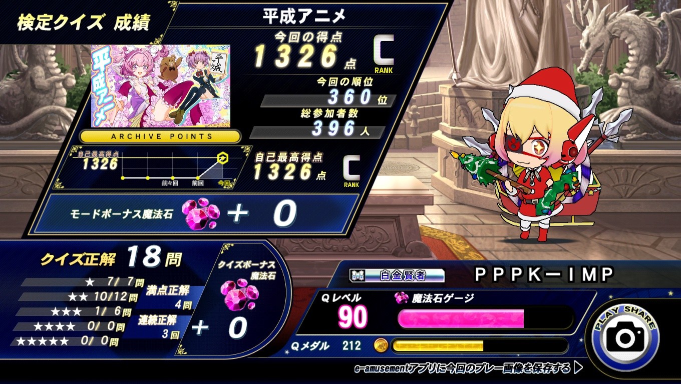 ｐｐｐｋ ｉｍｐさんのe Amusementアプリ投稿詳細 年12月23日18時59分投稿