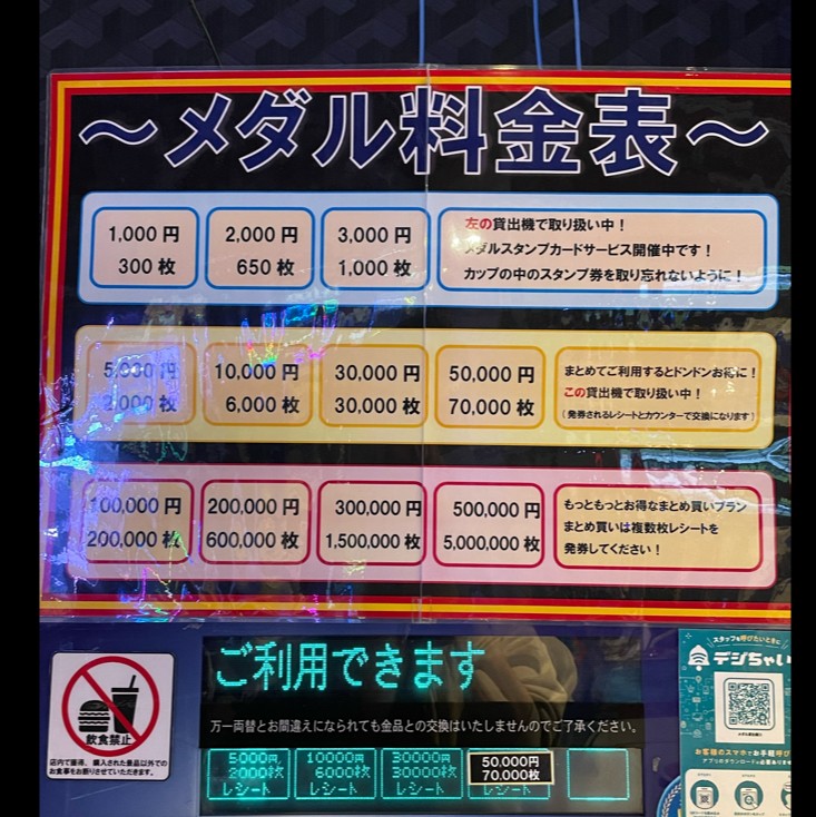 ゲームセンター メダル 預かる ゲームセンター メダルの値段と