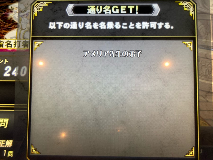 通り名「アメリア先生の弟子」