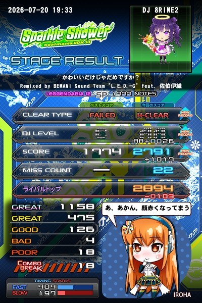 beatmania IIDX 28 BISTROVER