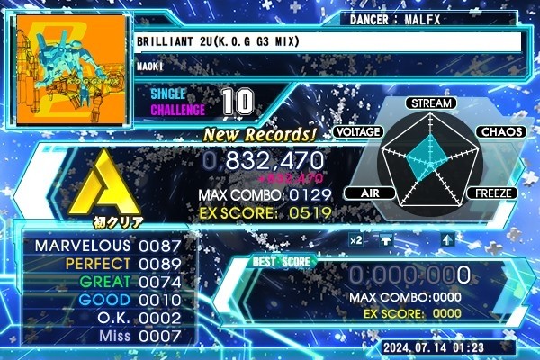 malFXさんのe-amusementアプリ投稿詳細 2024年07月14日04時04分投稿