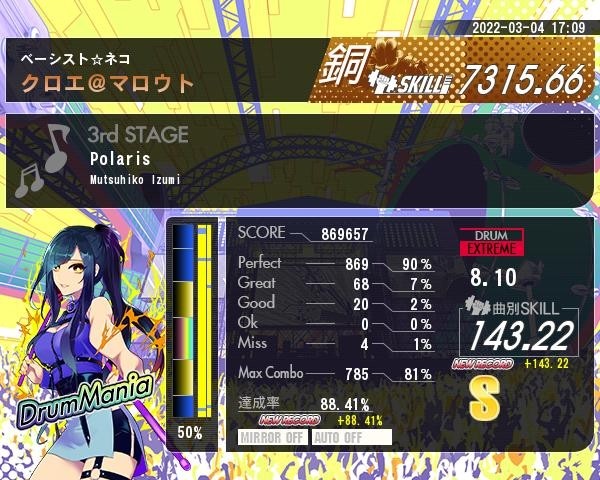 嘉神川クロエさんのe Amusementアプリ投稿詳細 22年03月04日17時14分投稿