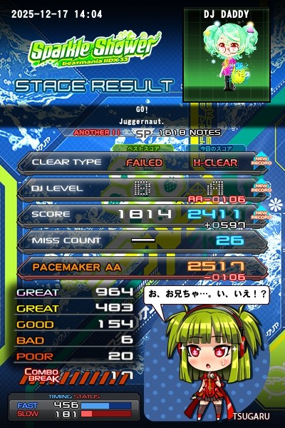 beatmania IIDX 25 CANNON BALLERS