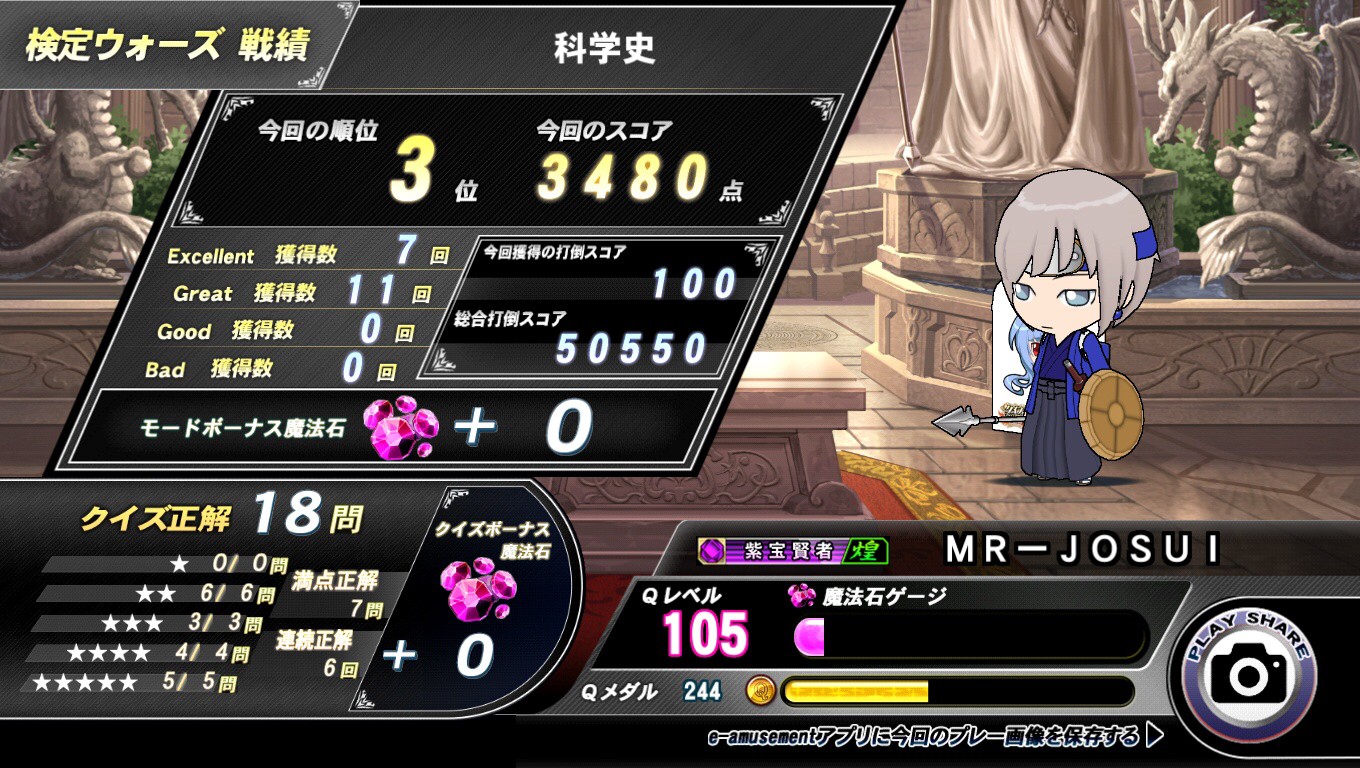 Rogervsjosuiさんのe Amusementアプリ投稿詳細 22年01月22日23時28分投稿