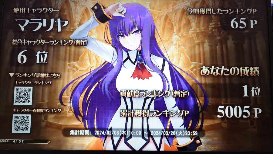 マジックアカデミー　マラリヤ　e-amusement pass マラリヤ グリム・マラリヤ QMA e-amusement pass - メルカリ